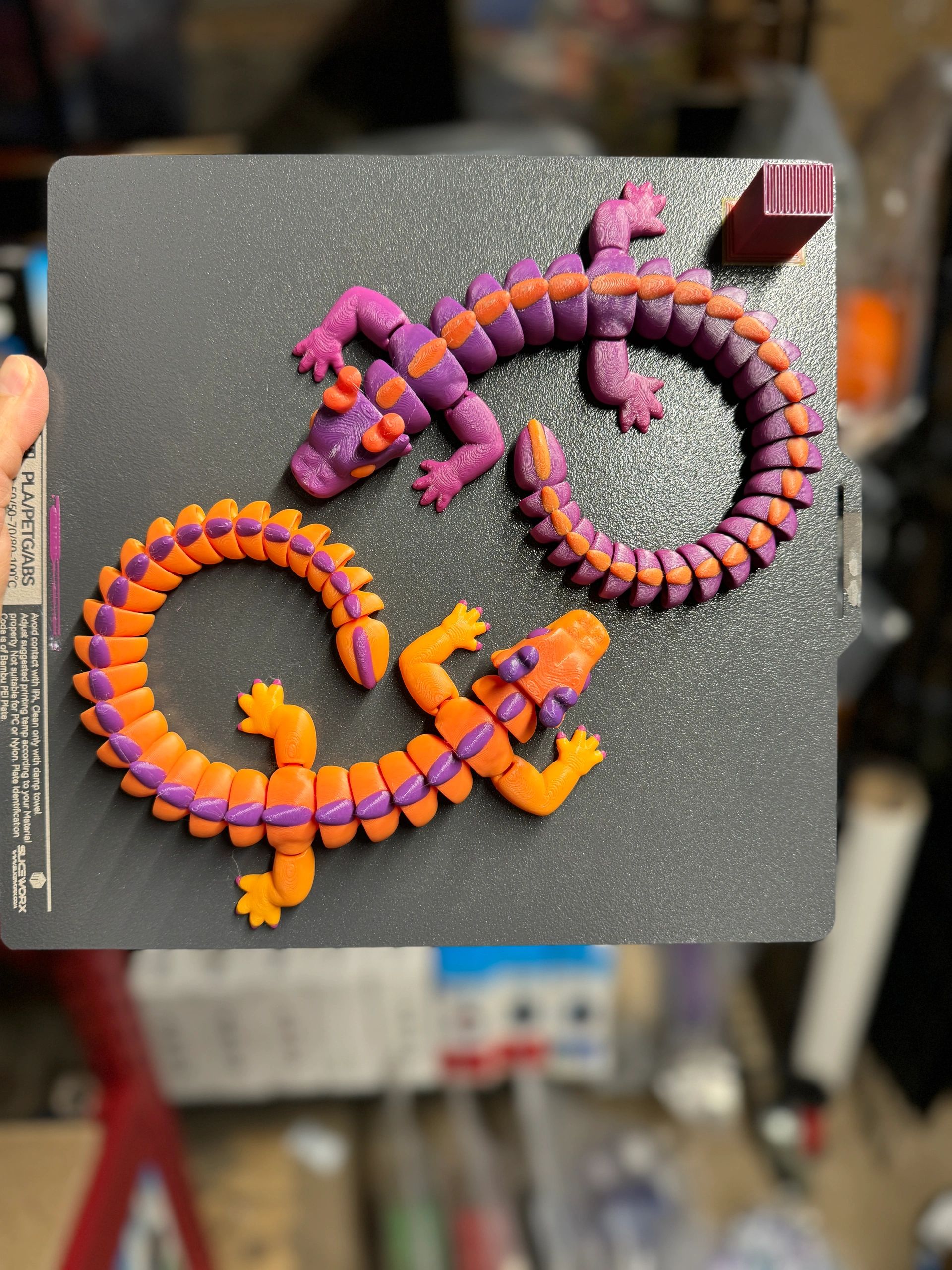 Printed terrain piece